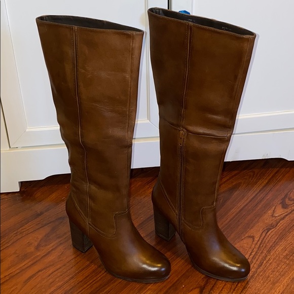 Nib Steve Madden Hudson Leather Boots 